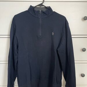 Polo Ralph Lauren Navy Quarter-Zip Pullover